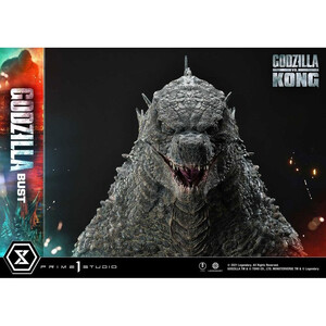 Prime 1 Studio Godzilla vs Kong Life Size Bust Godzilla Bonus Version 