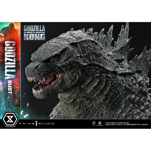 Prime 1 Studio Godzilla vs Kong Life Size Bust Godzilla Bonus Version 