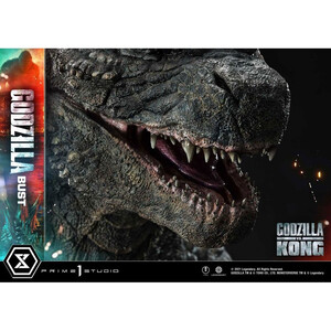 Prime 1 Studio Godzilla vs Kong Life Size Bust Godzilla Bonus Version 