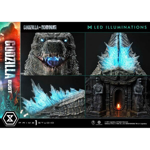 Prime 1 Studio Godzilla vs Kong Life Size Bust Godzilla Bonus Version 
