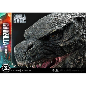 Prime 1 Studio Godzilla vs Kong Life Size Bust Godzilla Bonus Version 