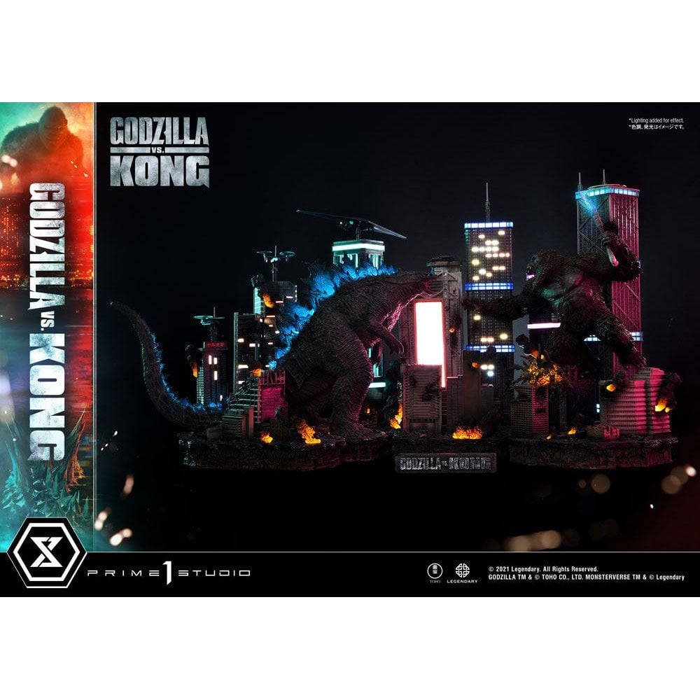 Prime 1 Studio Godzilla vs. Kong Ultimate Diorama Masterline Godzilla vs. Kong Final Battle 