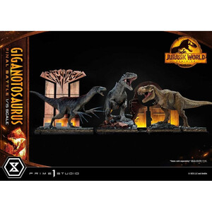 Prime 1 Studio Jurassic World Dominion 1/15 Scale Legacy Museum Collection Giganotosaurus Final Battle Bonus Version 