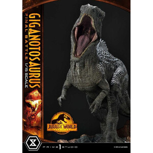 Prime 1 Studio Jurassic World Dominion 1/15 Scale Legacy Museum Collection Giganotosaurus Final Battle Bonus Version 
