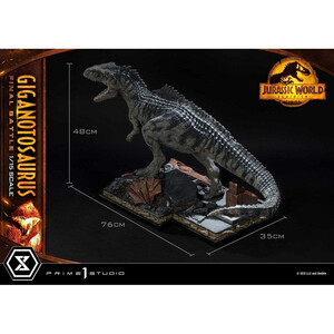 Prime 1 Studio Jurassic World Dominion 1/15 Scale Legacy Museum Collection Giganotosaurus Final Battle Regular Version 