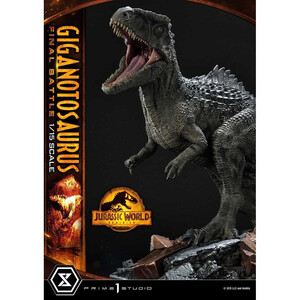 Prime 1 Studio Jurassic World Dominion 1/15 Scale Legacy Museum Collection Giganotosaurus Final Battle Regular Version 
