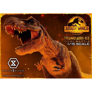 Prime 1 Studio Jurassic World Dominion 1/15 Scale Legacy Museum Collection Tyrannosaurus-Rex Final Battle Regular Version 