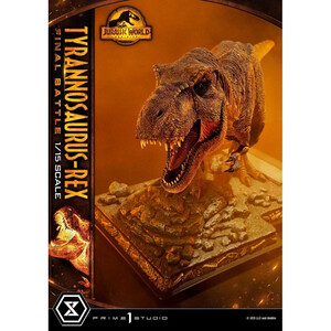 Prime 1 Studio Jurassic World Dominion 1/15 Scale Legacy Museum Collection Tyrannosaurus-Rex Final Battle Regular Version 