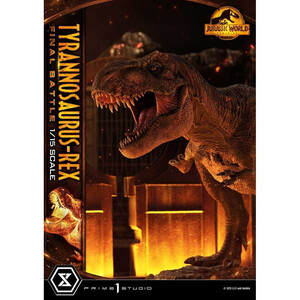 Prime 1 Studio Jurassic World Dominion 1/15 Scale Legacy Museum Collection Tyrannosaurus-Rex Final Battle Regular Version 