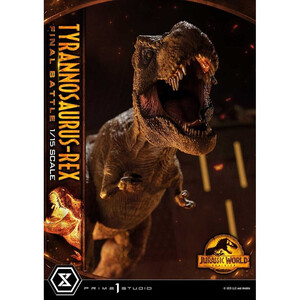 Prime 1 Studio Jurassic World Dominion 1/15 Scale Legacy Museum Collection Tyrannosaurus-Rex Final Battle Regular Version 