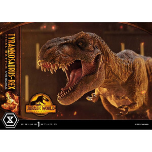 Prime 1 Studio Jurassic World Dominion 1/15 Scale Legacy Museum Collection Tyrannosaurus-Rex Final Battle Regular Version 