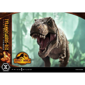 Prime 1 Studio Jurassic World Dominion 1/15 Scale Legacy Museum Collection Tyrannosaurus-Rex Final Battle Regular Version 