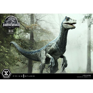 Prime 1 Studio Jurassic World Fallen Kingdom 1/10 Scale Prime Collectibles Blue (Open Mouth Version) 
