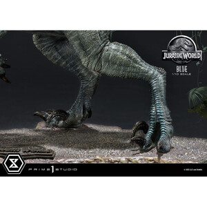 Prime 1 Studio Jurassic World Fallen Kingdom 1/10 Scale Prime Collectibles Blue (Open Mouth Version) 