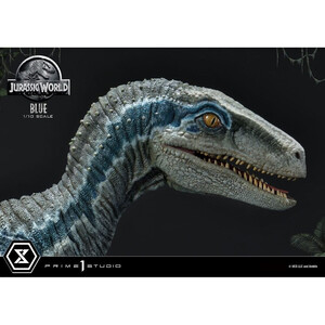 Prime 1 Studio Jurassic World Fallen Kingdom 1/10 Scale Prime Collectibles Blue (Open Mouth Version) 