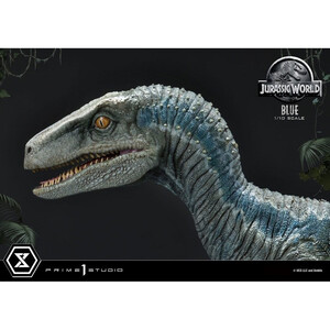 Prime 1 Studio Jurassic World Fallen Kingdom 1/10 Scale Prime Collectibles Blue (Open Mouth Version) 
