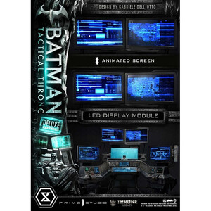 Prime 1 Studio DC Comics 1/3 Scale Throne Legacy Collection Batman Tactical Throne Deluxe Version 