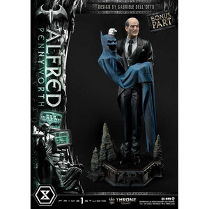 Prime 1 Studio DC Comics 1/4 Scale Throne Legacy Series Alfred Pennyworth (Batman Comics) Bonus Version 