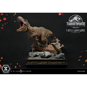 Prime 1 Studio Jurassic World Fallen Kingdom 1/15 Scale Legacy Museum Collection T-Rex & Carnotaurus 
