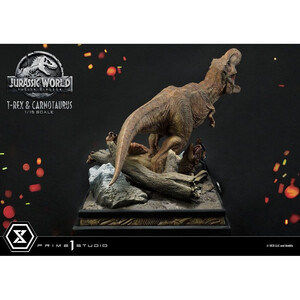 Prime 1 Studio Jurassic World Fallen Kingdom 1/15 Scale Legacy Museum Collection T-Rex & Carnotaurus 