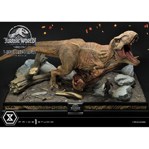 Prime 1 Studio Jurassic World Fallen Kingdom 1/15 Scale Legacy Museum Collection T-Rex & Carnotaurus 