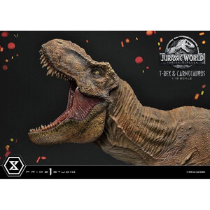 Prime 1 Studio Jurassic World Fallen Kingdom 1/15 Scale Legacy Museum Collection T-Rex & Carnotaurus 