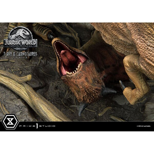 Prime 1 Studio Jurassic World Fallen Kingdom 1/15 Scale Legacy Museum Collection T-Rex & Carnotaurus 