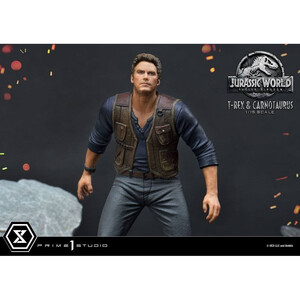 Prime 1 Studio Jurassic World Fallen Kingdom 1/15 Scale Legacy Museum Collection T-Rex & Carnotaurus 