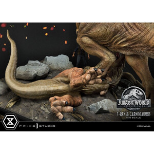 Prime 1 Studio Jurassic World Fallen Kingdom 1/15 Scale Legacy Museum Collection T-Rex & Carnotaurus 