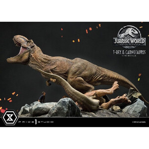 Prime 1 Studio Jurassic World Fallen Kingdom 1/15 Scale Legacy Museum Collection T-Rex & Carnotaurus 