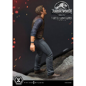 Prime 1 Studio Jurassic World Fallen Kingdom 1/15 Scale Legacy Museum Collection T-Rex & Carnotaurus 