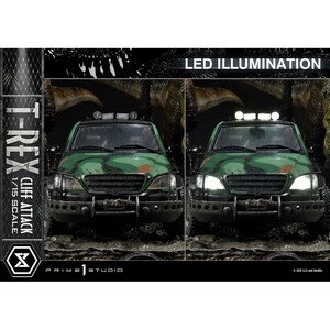 Prime 1 Studio Jurassic World The Lost World 1/15 Scale Legacy Museum Collection T-Rex Cliff Attack 
