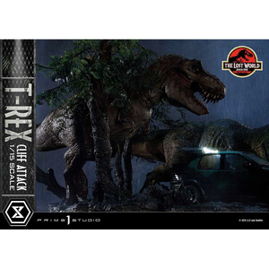 Prime 1 Studio Jurassic World The Lost World 1/15 Scale Legacy Museum Collection T-Rex Cliff Attack 