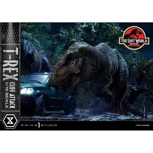 Prime 1 Studio Jurassic World The Lost World 1/15 Scale Legacy Museum Collection T-Rex Cliff Attack 