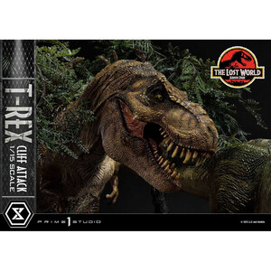 Prime 1 Studio Jurassic World The Lost World 1/15 Scale Legacy Museum Collection T-Rex Cliff Attack 