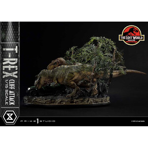 Prime 1 Studio Jurassic World The Lost World 1/15 Scale Legacy Museum Collection T-Rex Cliff Attack Bonus Version 