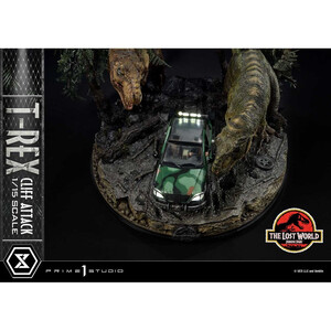 Prime 1 Studio Jurassic World The Lost World 1/15 Scale Legacy Museum Collection T-Rex Cliff Attack Bonus Version 