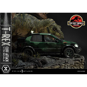 Prime 1 Studio Jurassic World The Lost World 1/15 Scale Legacy Museum Collection T-Rex Cliff Attack Bonus Version 