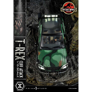 Prime 1 Studio Jurassic World The Lost World 1/15 Scale Legacy Museum Collection T-Rex Cliff Attack Bonus Version 