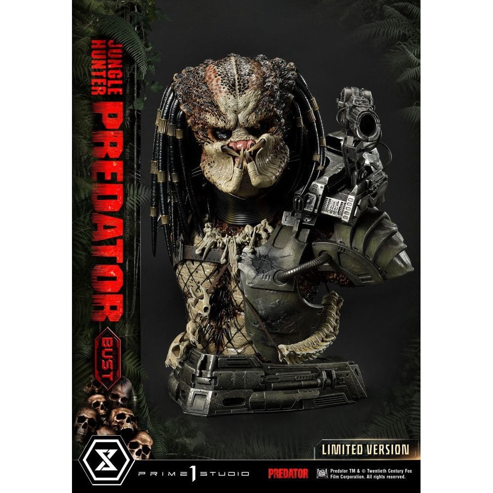 Prime 1 Studio Predator 1/3 Scale Premium Bust Jungle Hunter Predator Limited Version 