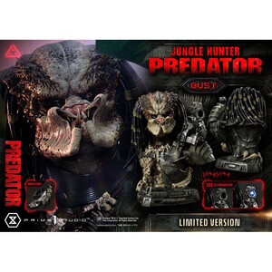 Prime 1 Studio Predator 1/3 Scale Premium Bust Jungle Hunter Predator Limited Version 