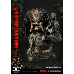 Prime 1 Studio Predator 1/3 Scale Premium Bust Jungle Hunter Predator Unmasked Version 