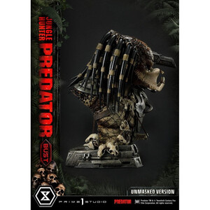 Prime 1 Studio Predator 1/3 Scale Premium Bust Jungle Hunter Predator Unmasked Version 