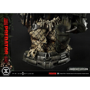Prime 1 Studio Predator 1/3 Scale Premium Bust Jungle Hunter Predator Unmasked Version 