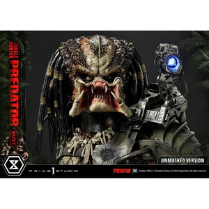 Prime 1 Studio Predator 1/3 Scale Premium Bust Jungle Hunter Predator Unmasked Version 