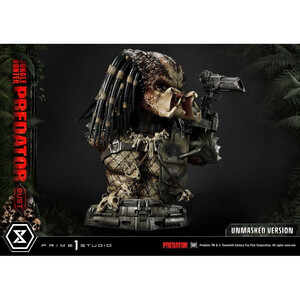 Prime 1 Studio Predator 1/3 Scale Premium Bust Jungle Hunter Predator Unmasked Version 