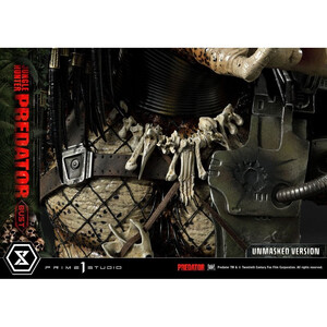 Prime 1 Studio Predator 1/3 Scale Premium Bust Jungle Hunter Predator Unmasked Version 
