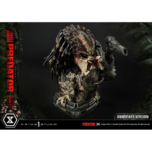 Prime 1 Studio Predator 1/3 Scale Premium Bust Jungle Hunter Predator Unmasked Version 