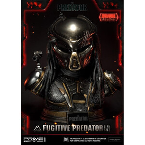 Prime 1 Studio Predator 2018 Life Size Bust Fugitive Predator Deluxe Ver. 