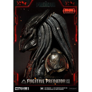 Prime 1 Studio Predator 2018 Life Size Bust Fugitive Predator Deluxe Ver. 